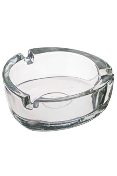 Jumbo Scrumieră triunghiulară din sticlă transparentă 8 x 8,5 cm