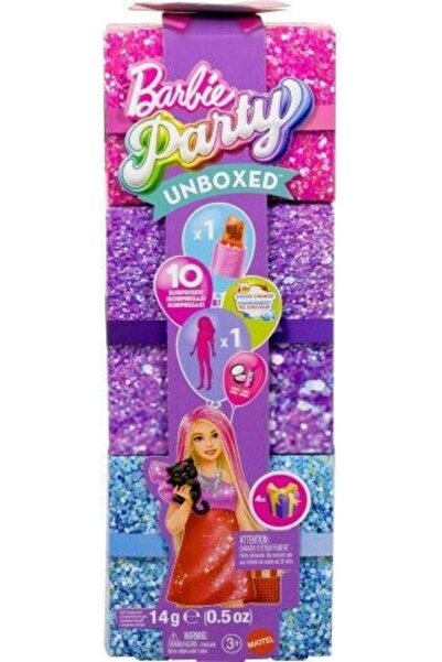mattel Πάρτι Barbie Unboxed Glam Party - Ξανθιά (JFY68)