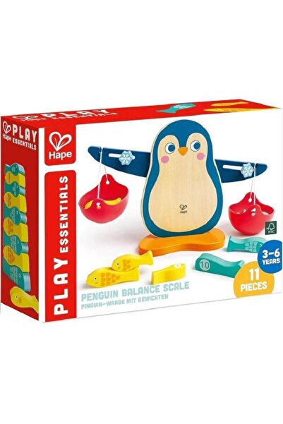 Hape Πρώιμος Εξερευνητής Ξύλινη Ζυγαριά Ισορροπίας Πιγκουίνος (E1074A)