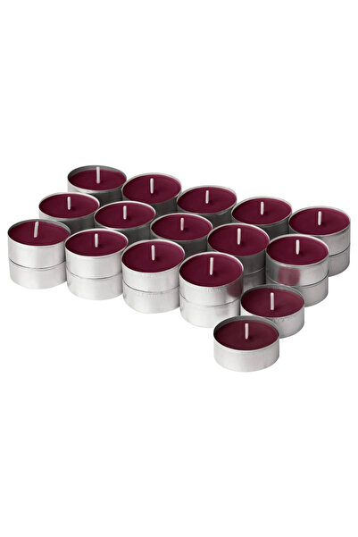 SINNLIG Mini Vanilla Scented Candle in Aluminium Tins, Pack of 30