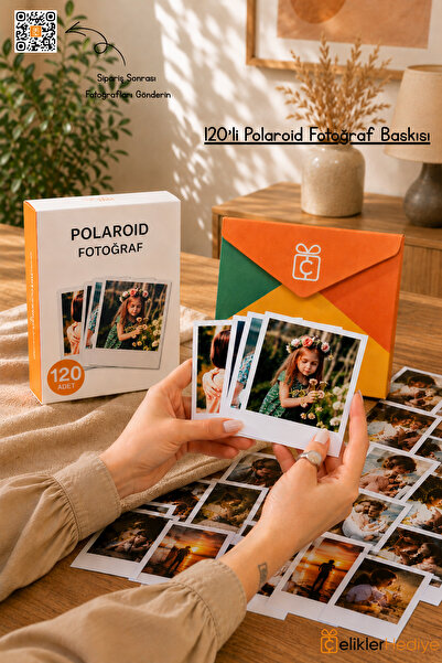 ÇELİKLER HEDİYE Kişiye Özel Polaroid Fotoğraf Baskısı | 5x7,5 cm | Premium Ba...