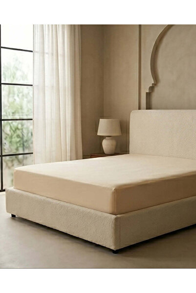 REDTAG Ivory Fitted Sheet - Single Size (90 x 190 + 30 cm)