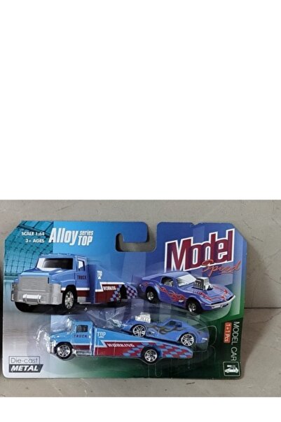 Birlik Oyuncak Metal Car Carrier Truck Tractor 12cm