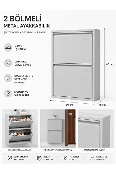 KASER METAL 2 Li Metal Ayakkabılık