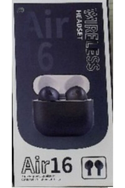 OEM TWS Air16 Ενδοωτικά Ακουστικά Bluetooth Handsfree με Θήκη Φόρτισης Μπλε