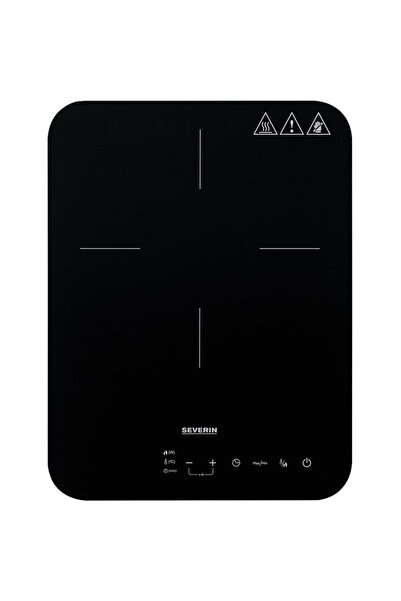 Severin KP 1032, 2000 W, 1 zona de gatit, 28 cm, Negru