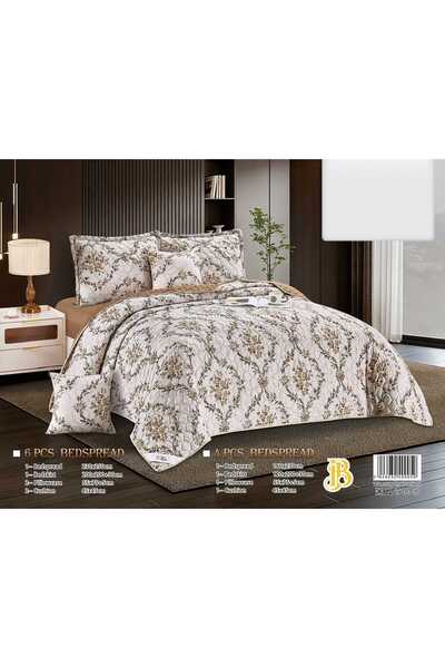 BIET ALMAFROSHAT Mazzeo Nefren Compressed Microfiber Duvet Cover Set of 6 Pieces