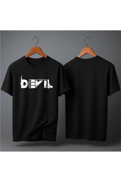 EFEVRA Devil Printed Oversized T-Shirt