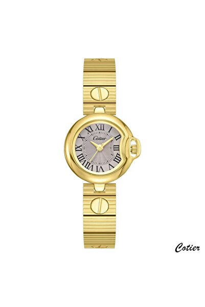 Cotier Couture Women's Watch Steel Silver Gold Color