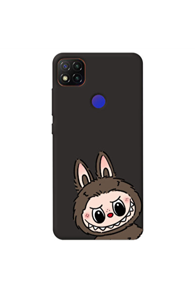 Other Xiaomi Redmi 9c Labubu7 Black Colored Silicone TPU Θήκη
