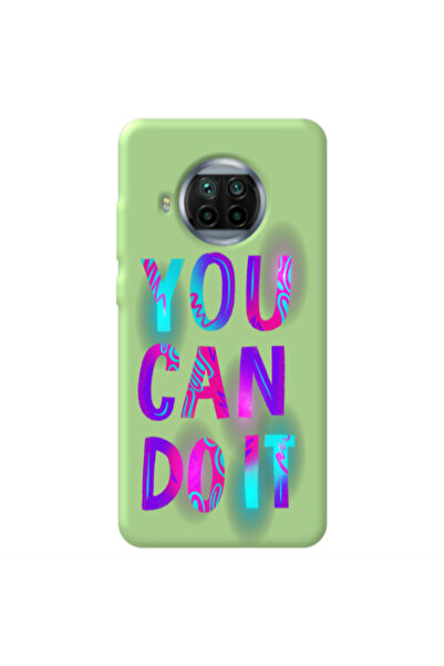 Other Xiaomi Mi 10T Lite You Can Doit Light Green Colored Silicone TPU Θήκη