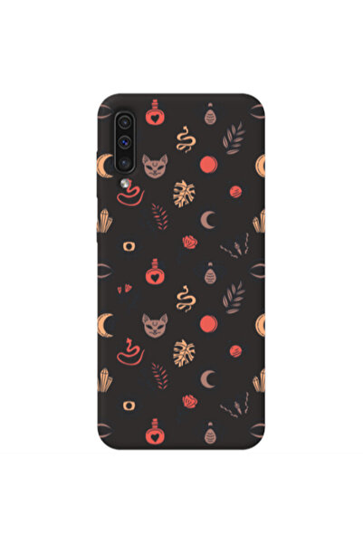 Other Samsung A70 Magic potion Black Colored Silicone TPU Θήκη