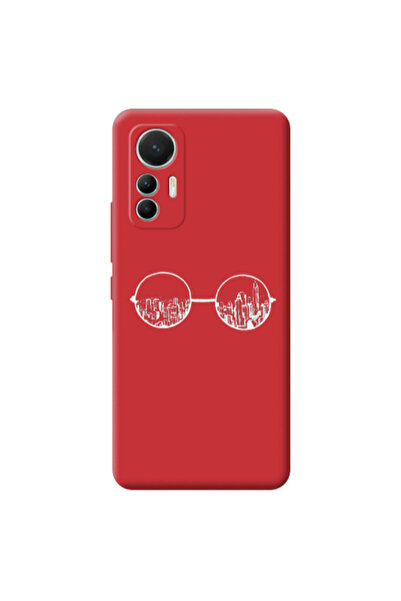 Other Xiaomi Mi 12 Lite Sunglasses Red Colored Silicone TPU Θήκη