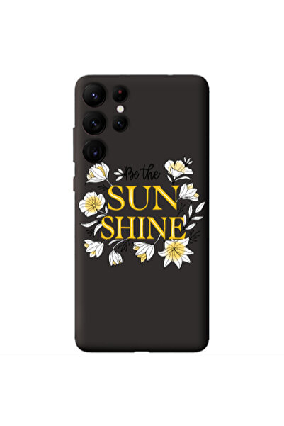 Other Samsung S22 Ultra Sun Shine Black Colored Silicone TPU Θήκη