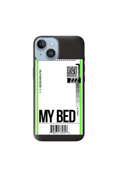Other Apple iPhone 14 Plus My Bed ZZZ Black Colored Silicone TPU Θήκη