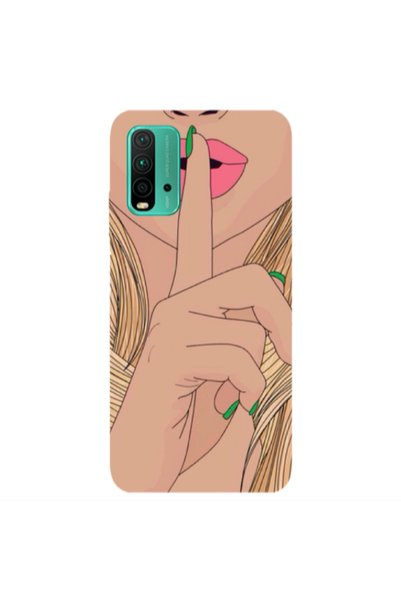 Other Xiaomi Redmi 9T Shut up Transparent Silicone TPU Θήκη