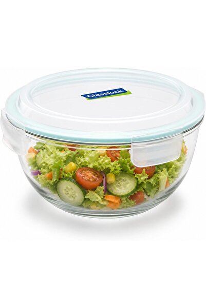 Glasslock Glass Mixing Bowl 2000ml, Large Airtight Glass Mixing Bowl BPA Free...