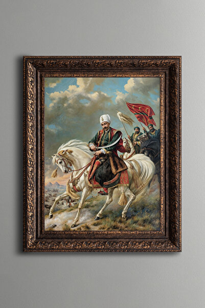 epiqart يافوز سلطان سليم - لوحة منقوشة عتيقة الطراز - نموذج سميك