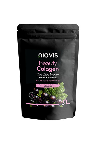 Niavis Beauty Colagen cu Coacaze Negre si Acid Hialuronic 200g
