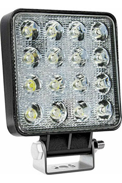 AMIO AWL10 Τετράγωνοι Προβολείς Αυτοκινήτου LED Γενικής Χρήσης 48W 35εκ. 1 τε...