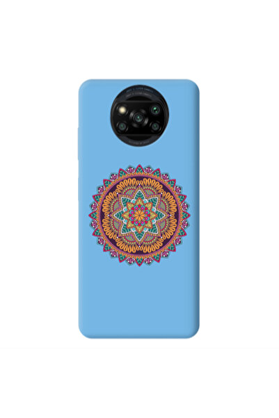 Other Xiaomi Poco X3 /X3 Pro Mandala D102 Blue Colored Silicone TPU Θήκη