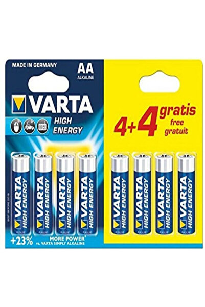Varta Baterii alcaline de înaltă energie AA 8 bucăți