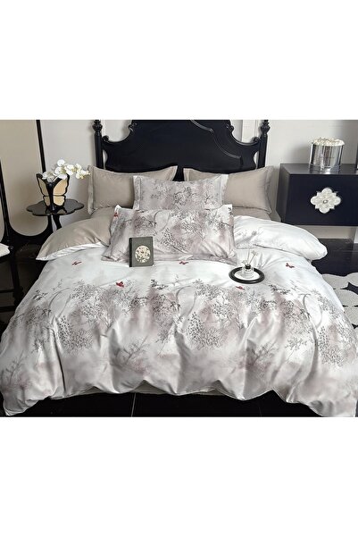 CHIRASO Set Lenjerie pat LUX CHIRASO, 7 piese Cearceaf 220x240 și Elastic 180...
