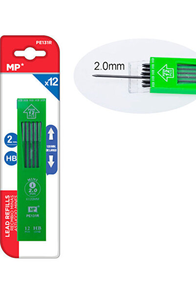 Other Madrid Papel 12 Πακέτα x 12 Μύτες Μολυβιού Πάχους 2mm Τύπου HB