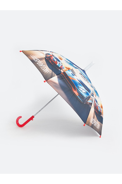 LC Waikiki Umbrelă automată pentru copii cu imprimeu mașină