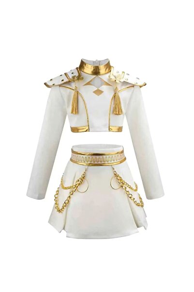Funny Party Shop Costum K-Pop Zoey, StarLight Queen™ – Outfit Scenic Alb & Au...