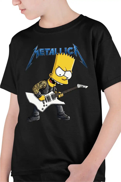 OEM Tricou Copii Baieti Metallica The Simpsons Bart Merch