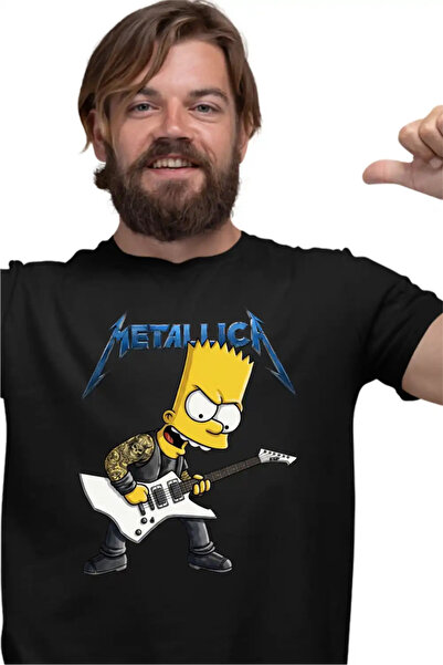 OEM Tricou Barbati Metallica The Simpsons Bart Merch