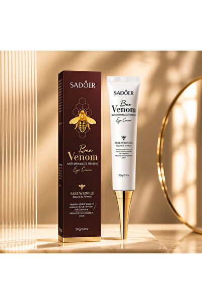 SADOER Bee Venom Eye Cream 20g – Cremă Contur Ochi cu Venin de Albine, Hidrat...