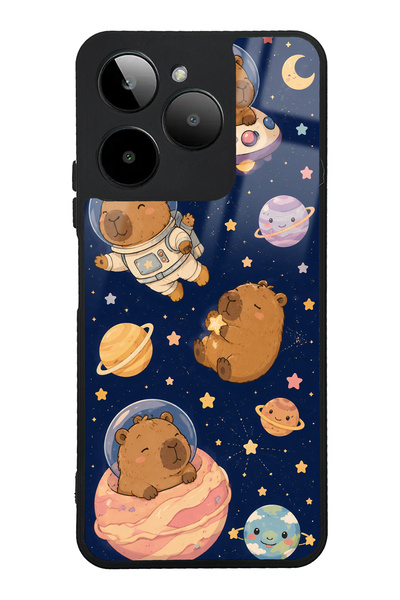 Spoyi Gm Era 30 Cosmic Capybara Designed Glossy Phone Case