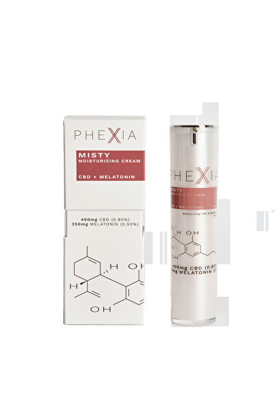 Phexia Cremă hidratantă și reparatoare Misty, cu CBD și Melatonină, 50 ml
