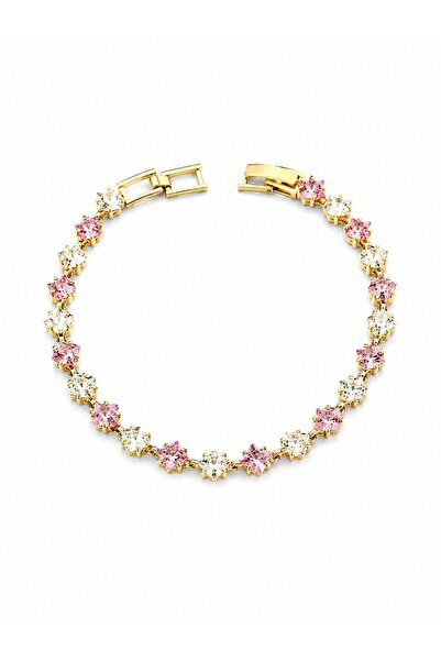 serelya Square Zircon Stone Gold Color Women's Bracelet