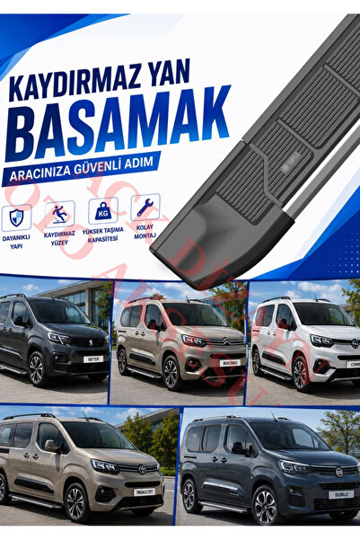 ACK Dizayn RİFTER-COMBO-BERLİNGO-PROACE-DOBLO Premium Titan Basamak