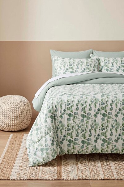 Rivaİstanbul Eucalyptus Double Duvet Cover Set Cotton