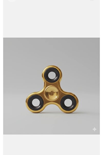 NİSİBİS HOME Metal Stres Çarkı Fidget Spinner Uzun Süre Dönme Özelliği Sarı R...