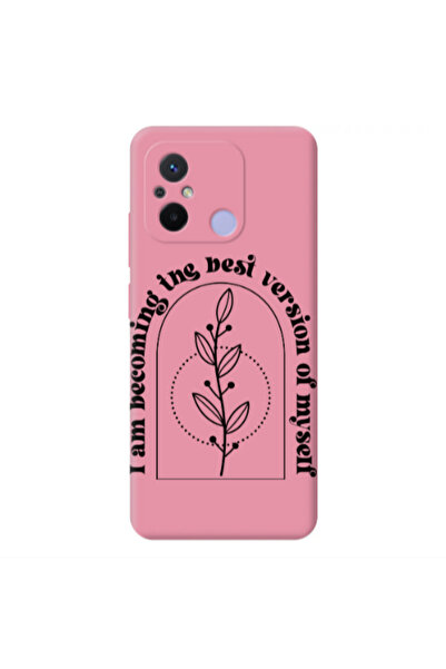 Other Xiaomi Redmi 12C I am Becoming Pink Colored Silicone TPU Θήκη
