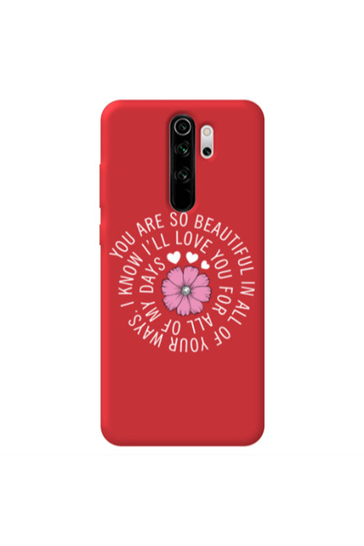 Other Xiaomi Redmi Note 8 Pro Your Ways Red Colored Silicone TPU Θήκη