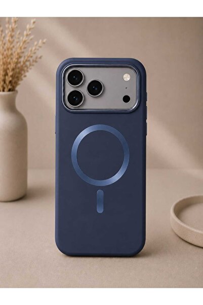 Case I PHONE 17 PRO Lacivert Lensli Kılıf