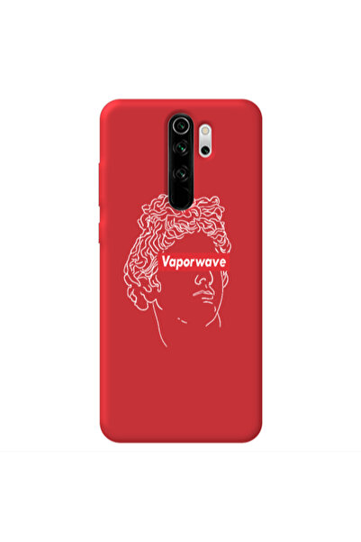 Other Xiaomi Redmi Note 8 Pro Vaporwave Red Colored Silicone TPU Θήκη