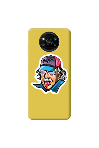 Other Xiaomi Poco X3 /X3 Pro Einstein Yellow Colored Silicone TPU Θήκη