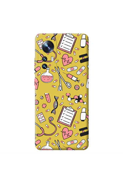 Other Xiaomi Mi 12 Laboratory Yellow Colored Silicone TPU Θήκη