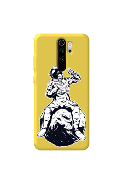 Other Xiaomi Redmi Note 8 Pro ice cream in space Yellow Colored Silicone TPU ...