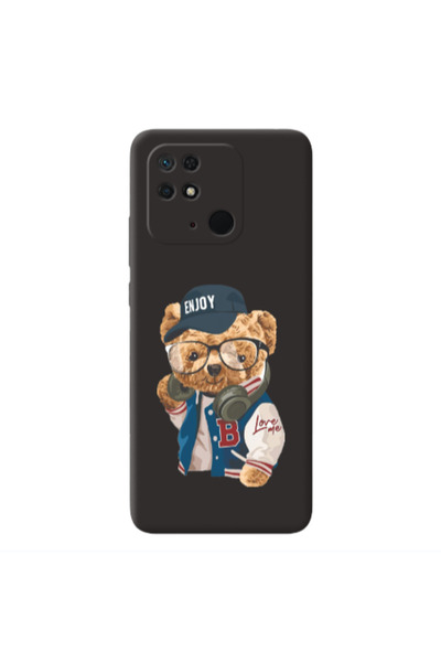 Other Xiaomi Redmi 10C Enjoy Black Colored Silicone TPU Θήκη