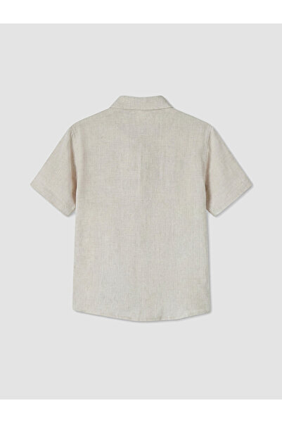 LC Waikiki Linen Blended Boy's Shirt