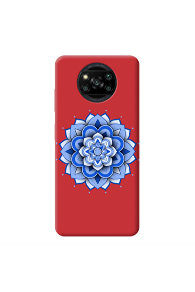Other Xiaomi Poco X3 /X3 Pro Manadala D9 Red Colored Silicone TPU Θήκη