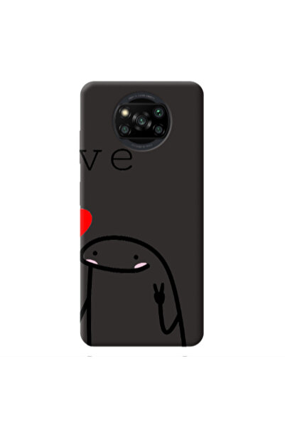 Other Xiaomi Poco X3 /X3 Pro Love 2 Black Colored Silicone TPU Θήκη